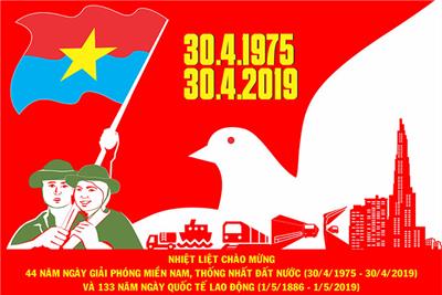 Image: Kỷ niệm 44 năm Ngày giải phóng miền Nam, thống nhất đất nước  (30/4/1975 - 30/4/2019)