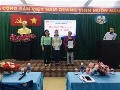 Image: HỘI NGHỊ NHÂN DÂN THÁNG 10 VÀ TRAO QUYẾT ĐỊNH TỔ TRƯỞNG, TỔ PHÓ TỔ DÂN PHỐ 38 KHU PHỐ 2 