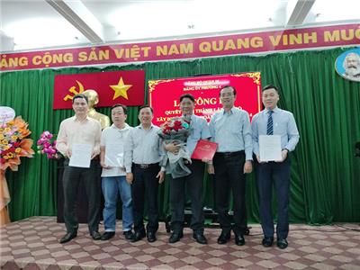 Image: LỄ CÔNG BỐ QUYẾT ĐỊNH VỀ VIỆC THÀNH LẬP CHI BỘ XÂY DỰNG ĐẢNG – ĐOÀN THỂ TRỰC THUỘC ĐẢNG BỘ PHƯỜNG 4.