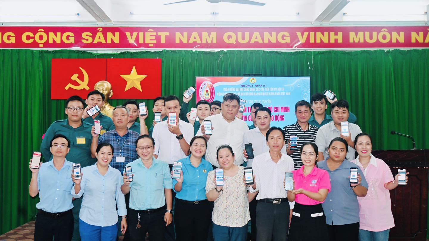 Image: Hội thi trực tuyến “Công đoàn TPHCM - Niềm tin của người lao động” đợt 3 tại Ủy ban nhân dân Phường 4